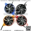 Oil Cooler Water Cooler New Electric Radiator Cooling Fan for 150cc 200cc 250cc Dirt Pit Bike Motorcycle ATV Quad Motocross (Red Set) - Image 3