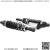 one Pair 340mm Universal Motorcycle Rear Air Shock Absorbers for All ATV Go Kart Quad Dirt Sport Bikes and all Motorcycles(black&silver)
