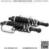one Pair 340mm Universal Motorcycle Rear Air Shock Absorbers for All ATV Go Kart Quad Dirt Sport Bikes and all Motorcycles(black&silver) - Image 2