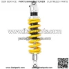 1 Piece Shock Absorber 350mm 13.8 inches Round Ends Motorcycle Replacement Universal for Scooter Atv Quad Dirt Sport Bike Go Kart Suzuki Yamaha Yellow