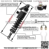 Motorcycle 13.5" 340mm 2PCS L&R Shock Absorbers Compatible with Honda Suzuki Yamaha Kawasaki Rear Suspension - Image 3