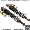 2 Pcs Motorcycle 440mm 17.3" Air Shock Absorbers Black & Gold ATV Shocks UTV Shocks Universal For ATV UTV Go Kart Quad Dirt Bikes - Image 3
