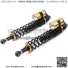 2 Pcs Motorcycle 440mm 17.3" Air Shock Absorbers Black & Gold ATV Shocks UTV Shocks Universal For ATV UTV Go Kart Quad Dirt Bikes - Image 4