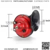 12V Universal Snail Golf Cart Horn Kit - Image 2