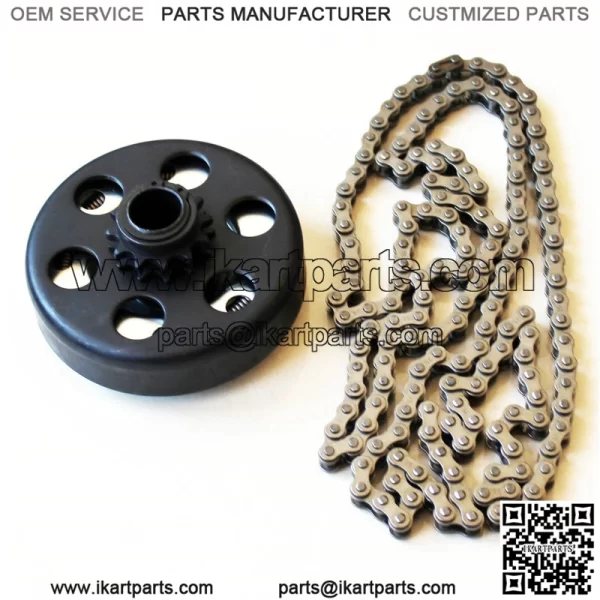 12T 3/4" #35 centrifuge clutch and #35 chain