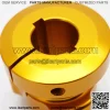 30mm x 62mm CNC Go Kart Rear Wheel Hub Gold 6mm Key For Axle - Image 4