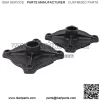 Rodamiento del portador del eje del eje trasero de la rueda, 2 piezas 4.1x4.1in 23 dientes estriados 4 pernos para 110CC 150CC Quad Bike ATV Go Kart - Image 4