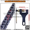 428H Motorcycle Chain+ Chain Breaker,122-links Heavy Duty Drive Chain - Image 3