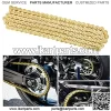 Motorcycle 420 Chain Standard Roller Link Chain Fit for 50cc 70cc 110cc 125cc Dirt Pit Bike ATV Quad Scooter Mini Bike Go Kart - Image 2