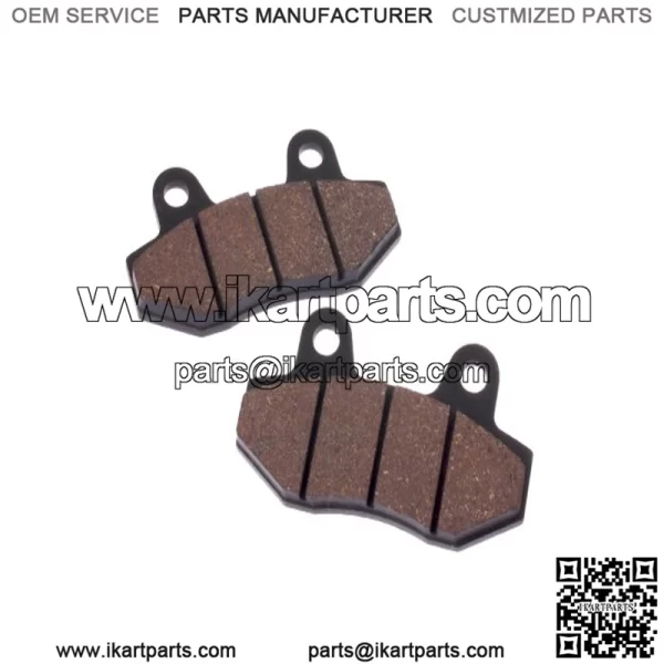 Disc Brake Pads with 40 mm Hole Spacing for 150cc - 250cc Scooters, ATVs, Dirt Bikes, & Go-Karts