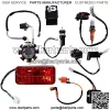 Complete Electrics Wiring Harness Coil Ignition Switch CDI Solenoid Relay Spark Plug for 4 Stroke 150cc 200cc 250cc 300cc ATV Quad Dirt Bike - Image 2