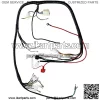 Complete Electrics Wiring Harness Coil Ignition Switch CDI Solenoid Relay Spark Plug for 4 Stroke 150cc 200cc 250cc 300cc ATV Quad Dirt Bike - Image 3