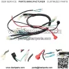 Electric Wiring Harness Kit Stator Wire for 50cc 70cc 90cc 110cc 125cc Pit Quad Dirt Bike ATV, black, Medium - Image 2