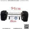 DENESTUS Special 600mm Go Kart Buggy Quad Rear Wheel ATV Snow Sand Snowmobile Rear Axle Track Assemly pro Kits US Stock - Image 3