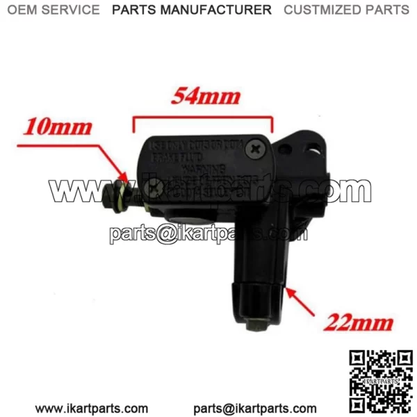 Cilindro Maestro de FHidr  ulico Derecho para Dirt Bike 125cc  Quad Se Adapta a Manillar de 2  Cilindro maestro de fderecho - Image 3