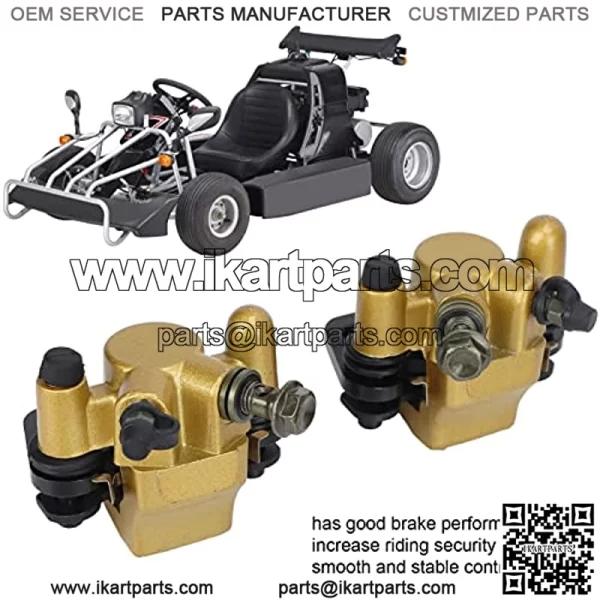 Disco de Pinza de F, 2 Piezas de Repuesto de Pinza de Fde Disco Hidr  ulico para 50 Cc 70 Cc 90 Cc 110 Cc 125 Cc Chino ATV 4 Wheeler Quad Go Kart - Image 4