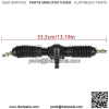 For 110cc Go Kart Cart Steering Wheel Kit Gear Rack Pinion Adjustable Shaft Set - Image 4