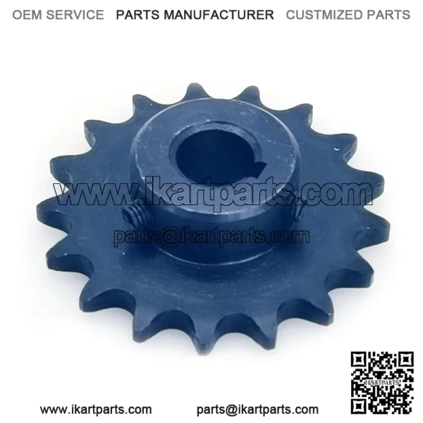 17T jackshaft sprocket #40/41/420 5/8" bore - Image 4