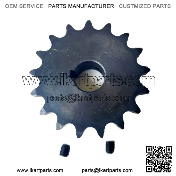 17T jackshaft sprocket #40/41/420 3/4" bore - Image 3