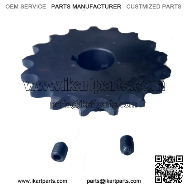 17T jackshaft sprocket #40/41/420 3/4" bore - Image 4