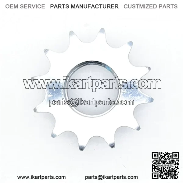 12T #420 Silver Sprocket - Image 3