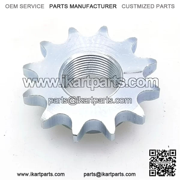 12T #420 Silver Sprocket - Image 4
