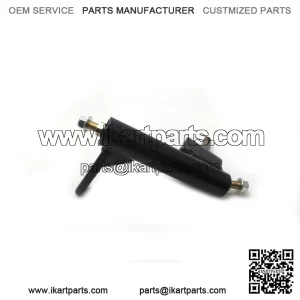 Left Steering Knuckle for Coleman KT196 Spindle & 196cc 6.5 Hp Gas Powered Go-Karts - Includes Wheel Hub and Ball joints on Both ends for Steering Control - Coleman Go Kart KT196 Parts