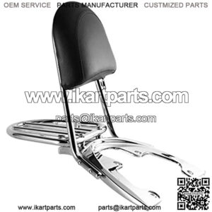 Sissy Bar Backrest Luggage Rack Baseplate Fits For Harley VRSCAW VRSCDX VRSCX 2007-2011