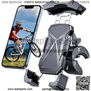 Universial Phone Holder for Bike, [Bicycle & Motorcycle Handlebars Friendly] Motorcycle Phone Holder,Bike Phone Mount Compatible with iPhone 13 13 Mini 13 Pro Max 12 Samsung Galaxy S21 Note20 and More