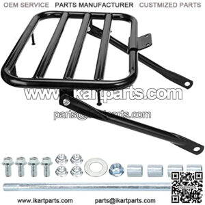 Rear Back Luggage Rack Bracket Behind Carrier Draw Bar Axle Assembly Set for CT200U Trail 200 CT200U-A CT200U-C CT200U-CAN 196cc 6.5hp Powersports Motor Mini Bike Parts