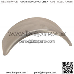 4.25" Wide Mini Bike Raw Steel Fender