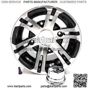 10" Rear Wheel Black/Aluminum