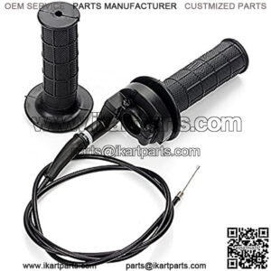 Auto-Moto Twist Throttle Cable Housing Grips Set for Mini Pit Bike MOTOVOX MBX10 MBX11 and WARRIOR MB165 MB200 5.5HP 6.5HP196cc