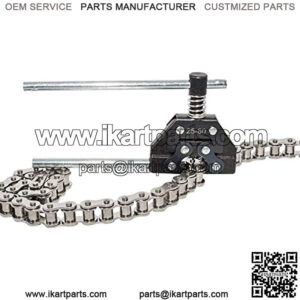 Roller Chain Breaker Cutter Tool #25#35#41#40#50#60 415H,428H, 520,530 for Motorcycle Bicycle Go Kart ATV Chains Replacement