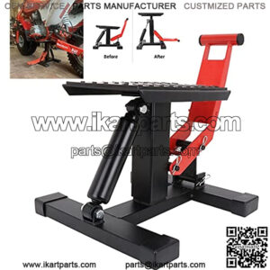 Motorcycle Dirt Bike Stand Jack Lift Table Height Adjustable Heavy Duty Repair Jack Hoist Stand Table Rack Lifting Stand