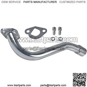 Center Rear Exhaust for Predator 196cc GX160 GX200 Go Kart