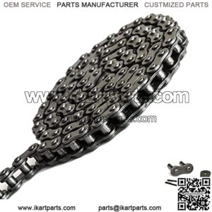35 Roller Chain 5 Feet with Free 1 Connecting Link for Go Karts, Mini Bikes, Scooters, ATV, MTV, Dirt Bike and Other Industrial Machinery