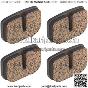 Brake Pads Replace for Motovox MBX10 MBX11 MBX-10 79cc Moto MM-BB80 Baja Racer Dirt Bug Motorsports Doodle Bug Ct100u Mini bike rear brake pad parts (2 PCS)