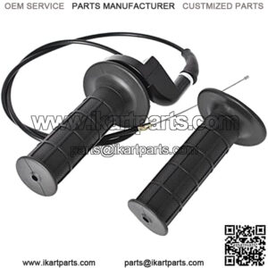 Throttle Hand Grips Cable Clamp Kit Replacement for Coleman CT200U Trail 200 Mini 196cc 1 Pair