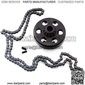Centrifugal Clutch 3/4" Bore #35 Chain 12 Tooth for Go Karts Mini Bike Replace Parts (12T Centrifugal Clutch with #35 Chain)