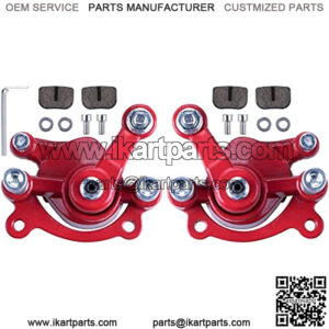 front Rear Disc Brake Caliper with Brake Pads Compatible with Motovox MBX10 MBX11 Mini Dirt Bike MM-B80-BR 80CC 2.5HP Moto Classic Mini Bike 47cc 49cc Pocket Bike Stand Up Goped Scooter