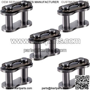 20pcs Chain Master Link Roller, Steel Alloy Heavy Duty Connector for Bike Bicycle Mini Karting Pit ATV Scooter Baja Doodle Bug Motovox Harbor Freight Predator 212cc Go Kart Cart (20pcs #35)