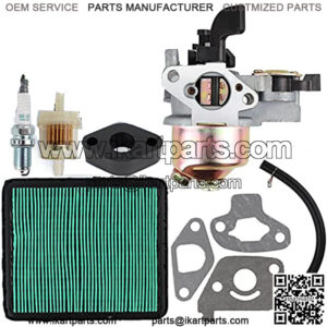 Carburetor with Heat Shield Air Filter Spark Plug for 97cc 2.8hp Mini Baja Doodlebug Doodle Bug Db30 Dirt Pit Mini Bike 3/5 Air Intake Carb