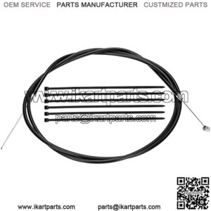 61" 155cm Brake Cable for 97cc 2.8Hp Baja Doodle Bug DB30 Blitz Dirt Bug Racer Coleman Ct100U CC100X Motovox MBX10 MBX11 Monster Moto Mega Moto 1000w Powersports Mini Bike Parts