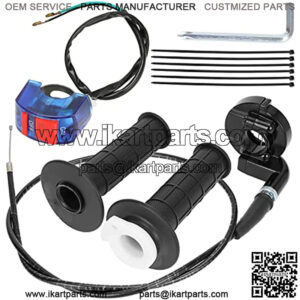 7/8 22mm Twist Throttle Accelerator Handle Grip for 79cc 97cc 196cc 200cc 212cc 6.5hp Coleman CT200U CT200U-EX BT200X Baja DB30 Warrior MB165 MB200 Hensim Massimo Monster Moto Motovox Mini Bike