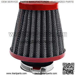 35mm Air Filter Compatible with Mini Dirt Bike 50cc 70cc 80cc 90cc 110cc 125cc Taotao Sunl Baja Roketa Honda Yamaha Kawasaki CRF Suziki ATV Dune 4 Wheeler Quad Pit Bike, 35mm Motorcycle Air Filter-Red