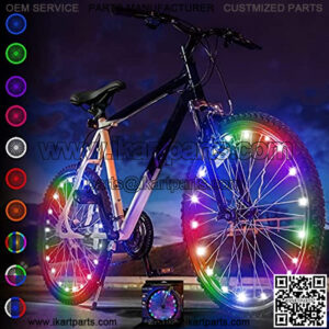 Activ Life 2-Tire Pack LED Bike Wheel Lights with Batteries Included! Get 100% Brighter and Visible from All Angles for Ultimate Safety and Style
