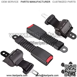 Golf Cart Seat Belts Set of 2 Retractable 42" Belt Kit Fits Most Golf Carts Go Kart UTV