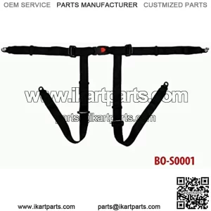 4 Point Adjustable Seat Safety Belt Harness fits 50cc 110cc 150cc 200cc 250cc Go Kart ATV UTV Quad Club Golf Cart Buggie Taotao Sunl Roketa (1)