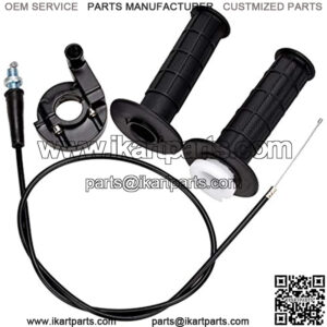 Handle Bar Throttle Grips Grip 50 Inch Cable for Mini Doodlebug 6.5hp 5.5hp MB200 200cc Bike CT200U MOTOVOX MBX10 MBX11 Parts